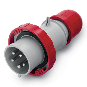 Scame 218.1637 Plug 3P+N+E 16A Red