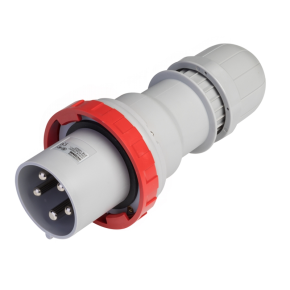 Scame 218.6337 Plug 3P+N+E 63A Red