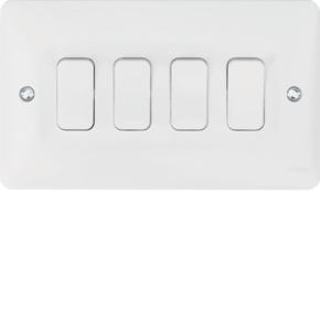 Hager WMPS42 Wall Switch 4G 2Way 10AX